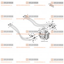 1291 MAIN PIPING(3) - ARM, BUCKET  [ 17094~ ]
