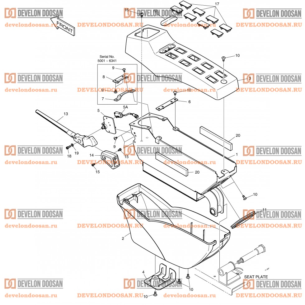 1400 CONTROL STAND - L.H.