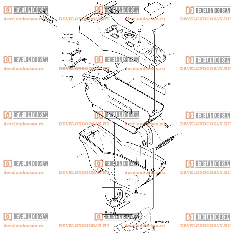1410 CONTROL STAND - R.H.