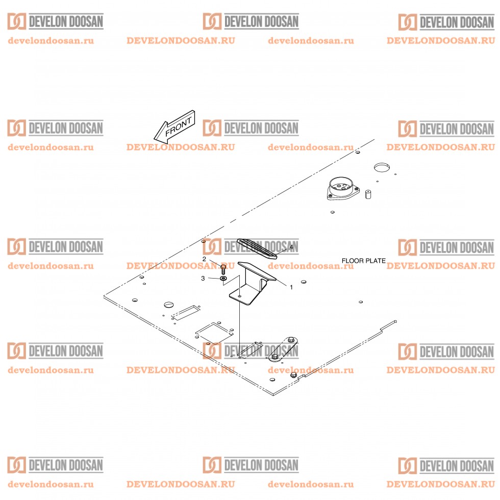 1570 FOOT REST - L.H.