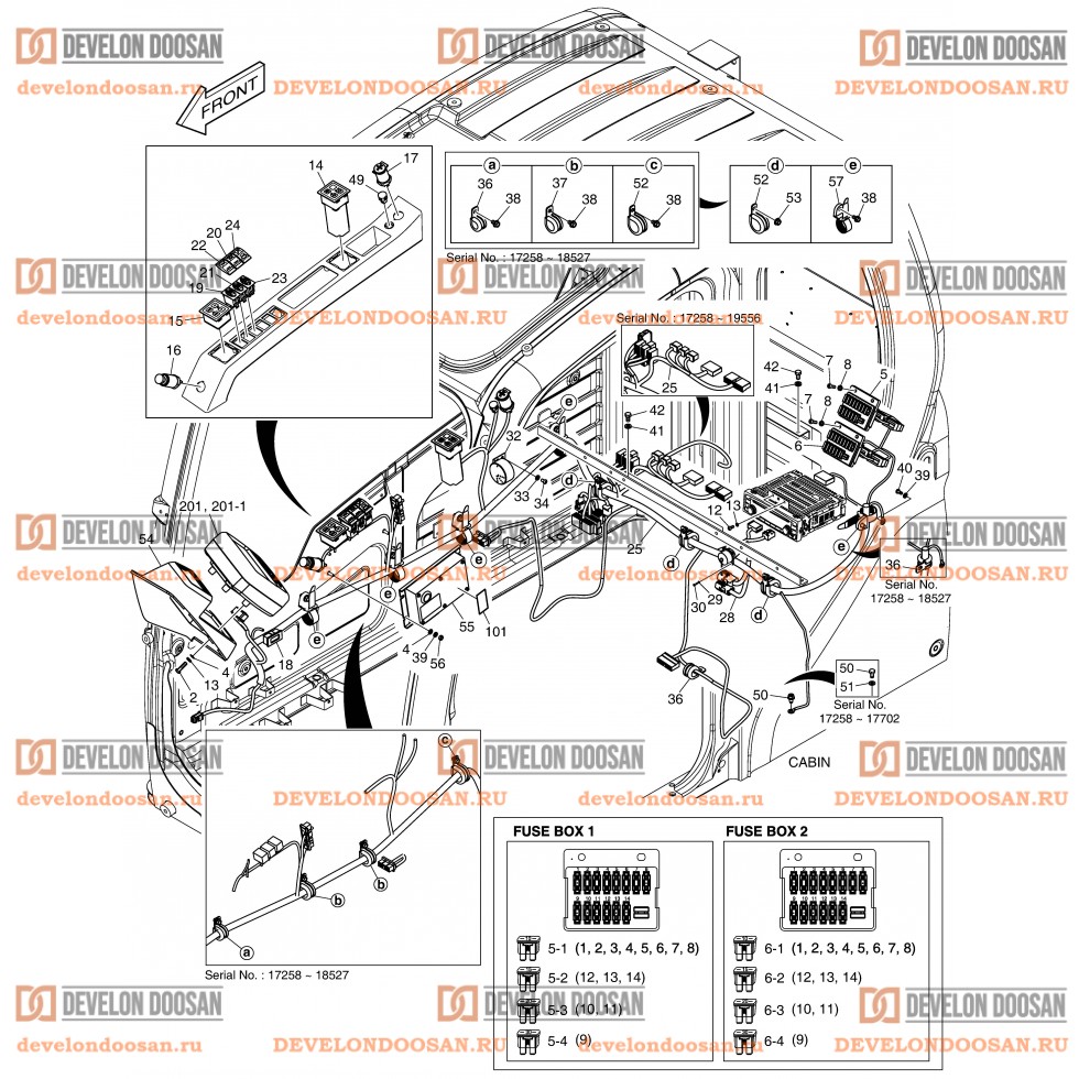 1701 ELECTRIC PARTS - CABIN  [ 17258~ ]