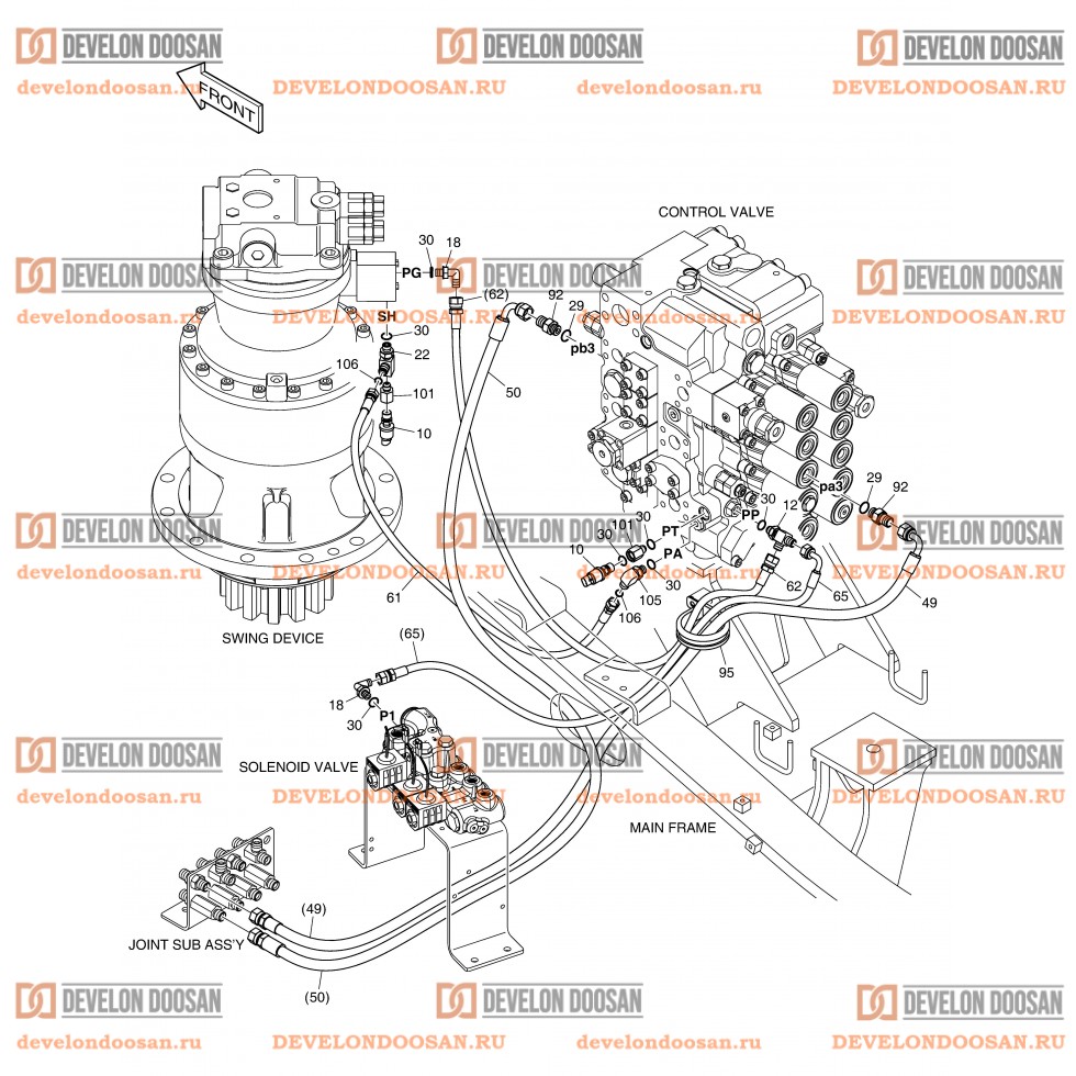 1850 PILOT PIPING(5) - SWING  [ 17094~ ]