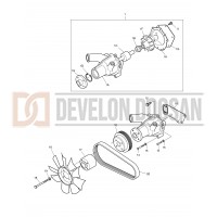 012 WATER PUMP & COOLING FAN