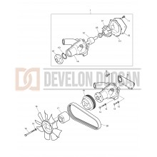012 WATER PUMP & COOLING FAN
