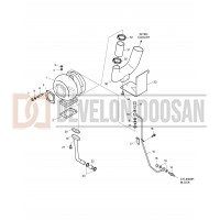 014 TURBO CHARGER & OIL PIPE