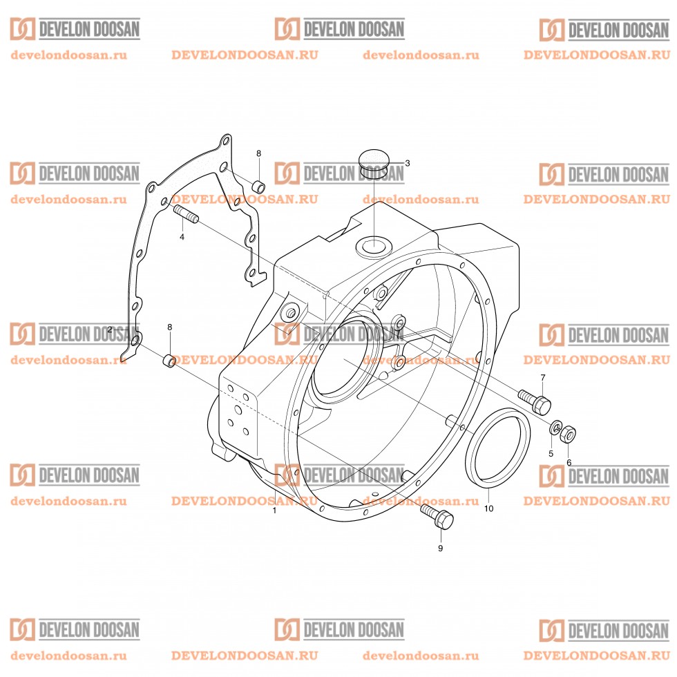 203 FLYWHEEL HOUSING