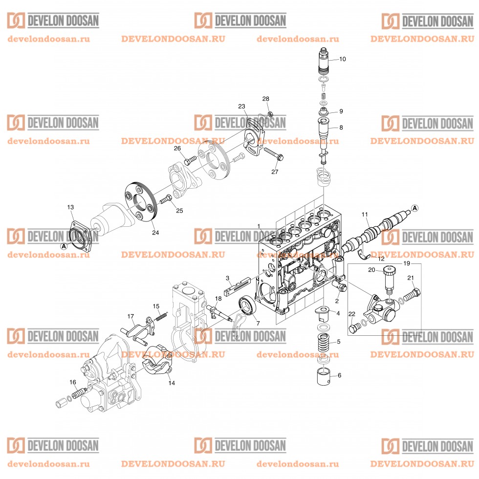 217 FUEL INJECTION PUMP INNER PARTS