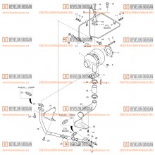 222 TURBO CHARGER & OIL PIPE