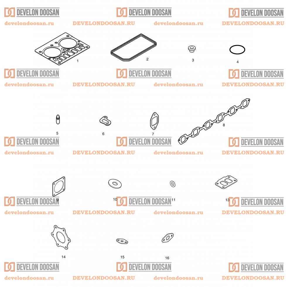 223 OVER HAUL GASKET KIT-TOP