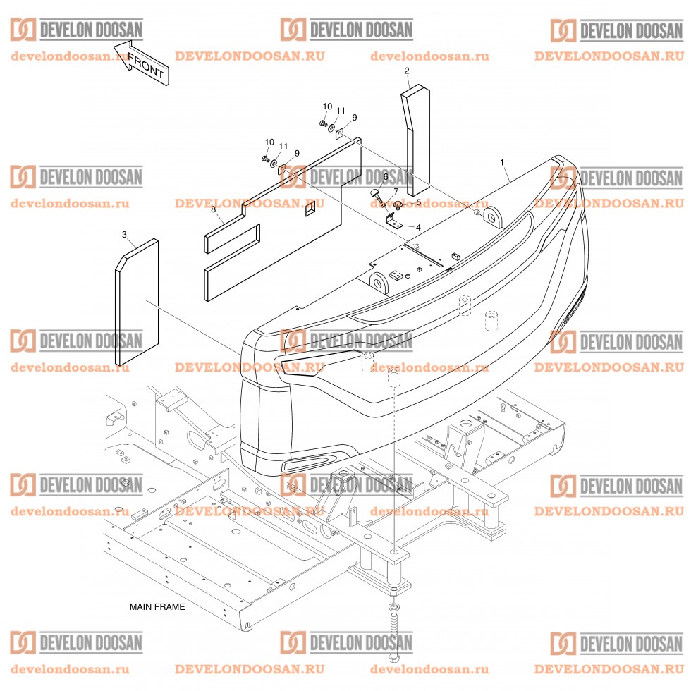 1120 COUNTER WEIGHT - 5.4TON