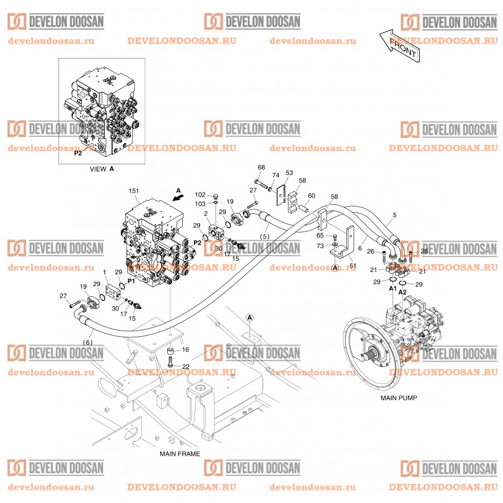 1270 MAIN PIPING(1) - PUMP