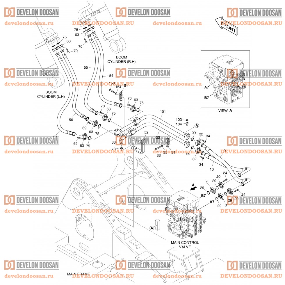 1280 MAIN PIPING(2) - BOOM