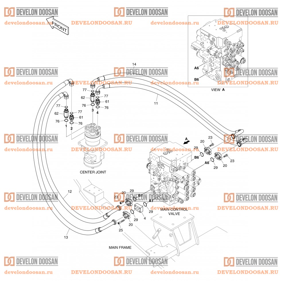 1310 MAIN PIPING(5) - TRAVEL
