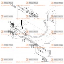 1400 PILOT PIPING(9) - PEDAL VALVE