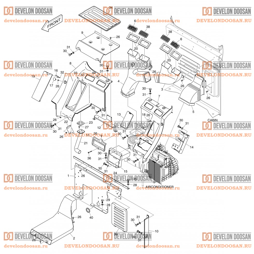 1480 HEATER COVER