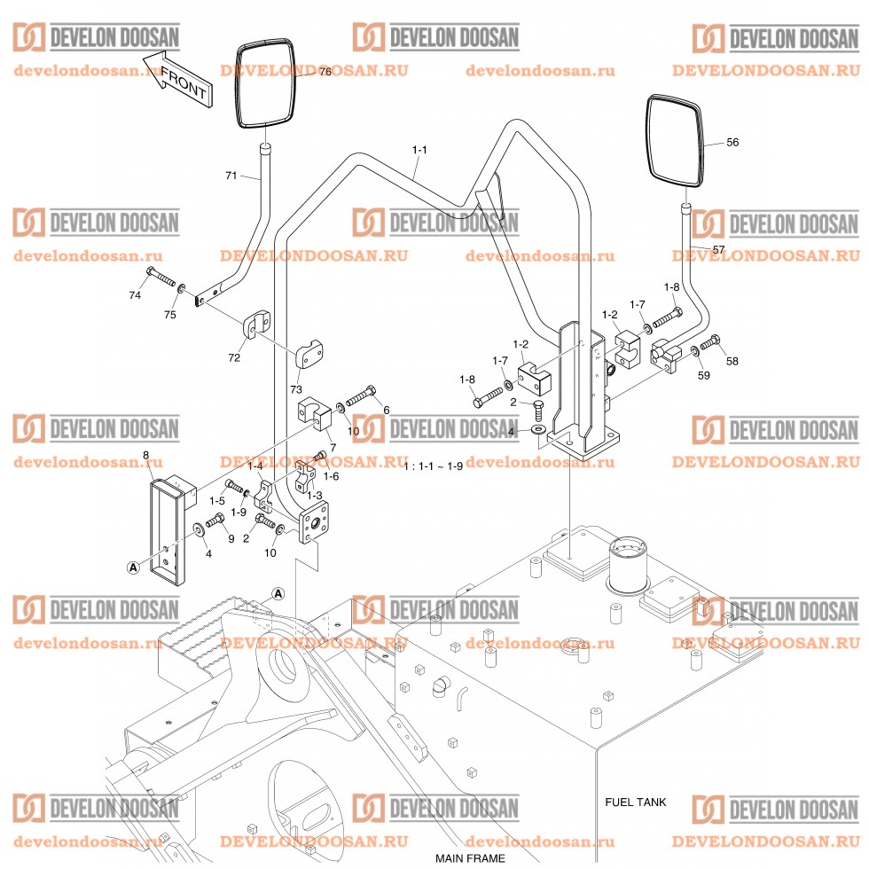 1681 HANDRAIL & MIRROR  [ 1181~2164 ]  [ 10085~10369 ]