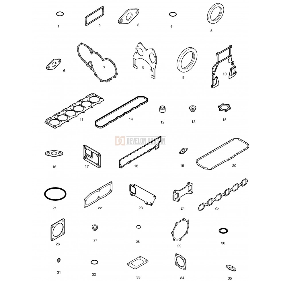 020 OVER HAUL GASKET KIT-ALL