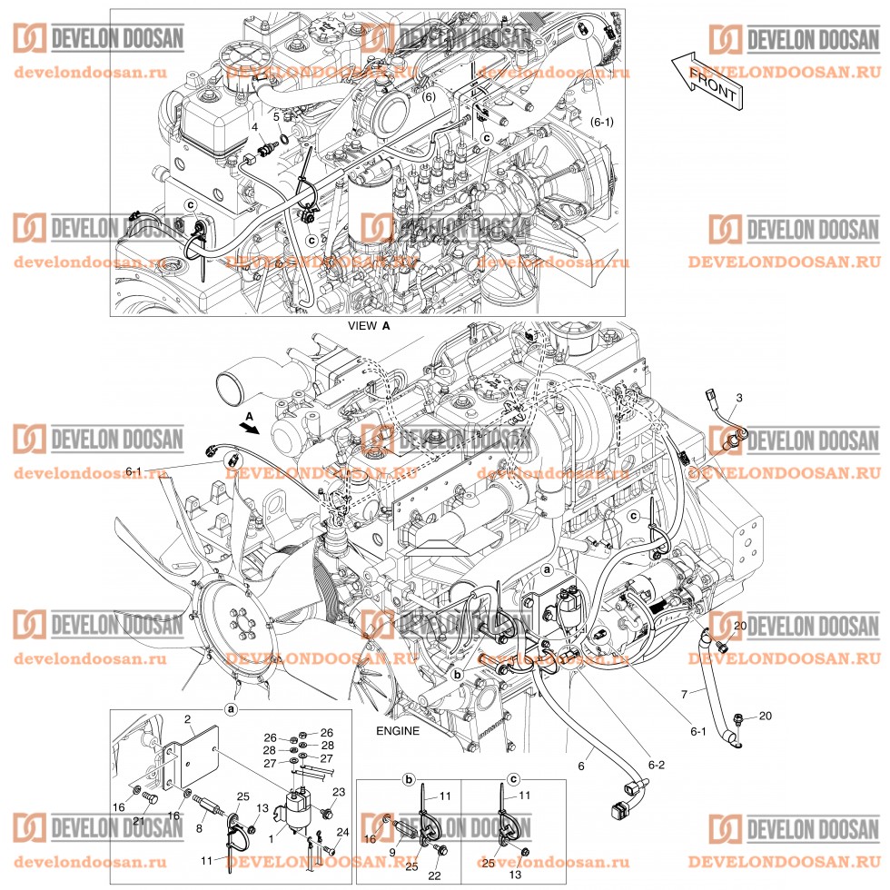 1780 ELECTRIC PARTS - ENGINE