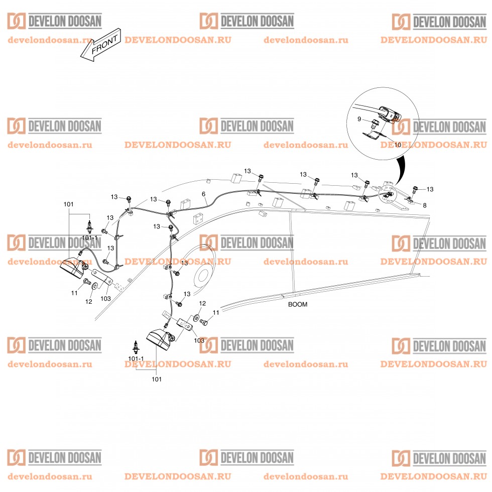 1790 ELECTRIC PARTS - WORKING LAMP