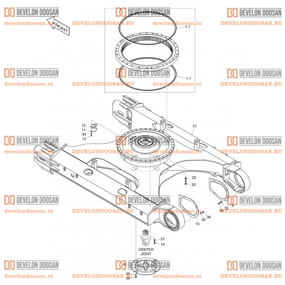 2100 TRACK FRAME